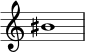 { \omit Score.TimeSignature \relative c'' { bis1 } }
