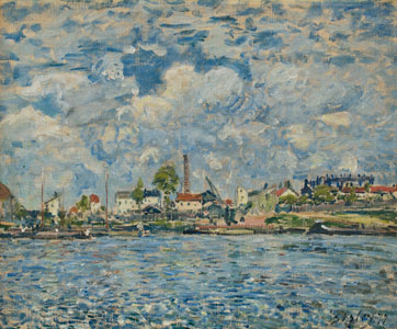 ألفريد سيسلي – La Seine au Point du Jour (1877)، MuMa