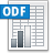 أيقونة جدول بيانات OpenDocument