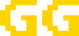 الحروف "gg" في خط Press Start