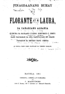 فلورانت في لورا، نُشرت في الأصل عام 1869