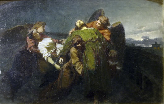 الملائكة تحمل الشهداء، 1855