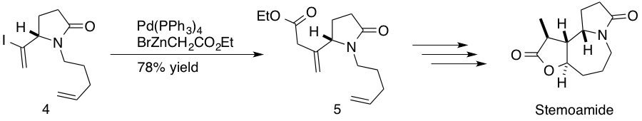 تخليق (−)-ستيموأميد
