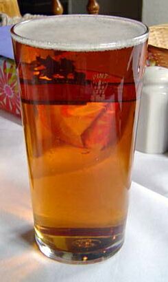 كأس من البيرة