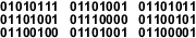 01010111 01101001 01101011 01101001 01110000 01100101 01100100 01101001 01100001 = ويكيبيديا