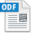 أيقونة نص OpenDocument