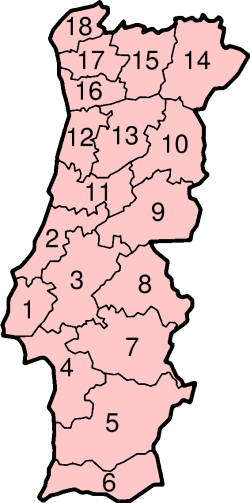 مناطق البرتغال