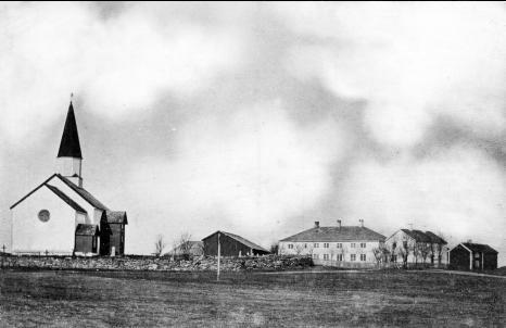 واجهة الكنيسة الخارجية عام 1900