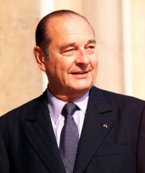 جاك شيراك (1932-2019) شغل المنصب من عام 1995 إلى عام 2007