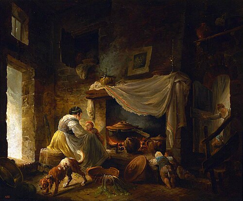 مطبخ إيطالي (حوالي 1760-1767)، 60 × 75 سم، المتحف الوطني في وارسو