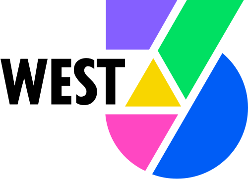 شعار القناة السابقة لـ WDR Fernsehen المسماة West 3 (1988–1994)