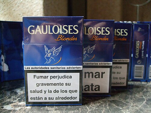 علب سجائر Gauloises Blondes