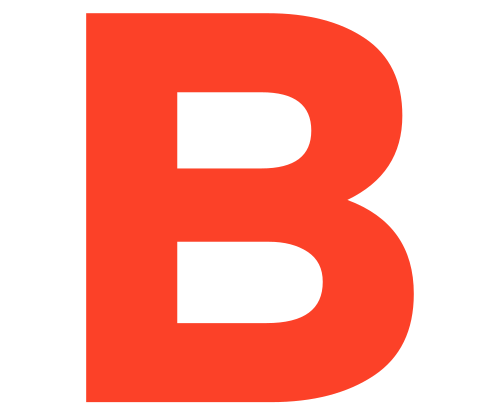 ب