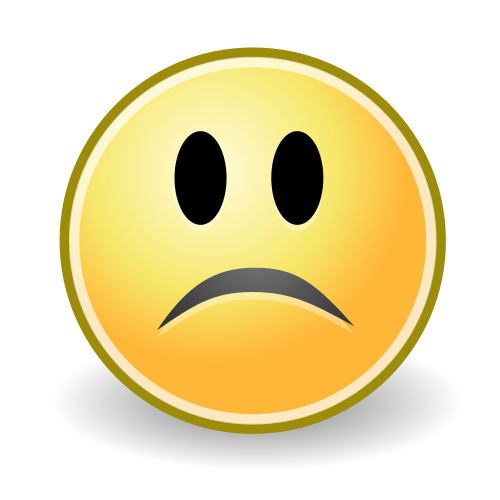 وجه حزين :(