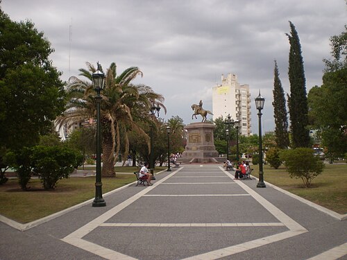 النصب التذكاري لخوسيه دي سان مارتن, سانتا روزا.