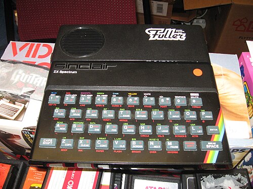 جهاز ZX Spectrum مزود بصندوق صوت Fuller