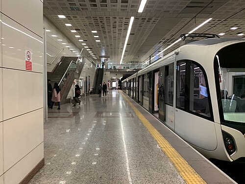 محطة مترو أنفاق إسطنبول في عام 2020