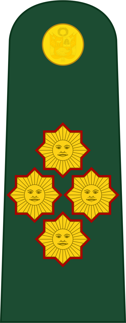 الجنرال دي ejército (جيش البيرو)
