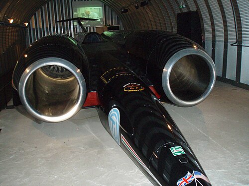 شركة ThrustSSC، التي احتفظت بالرقم القياسي العالمي للسرعة البرية منذ عام 1997