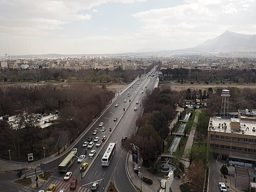 صورة جوية لجسر الطريق