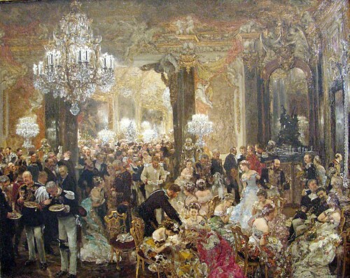 عشاء في الحفل، 1878