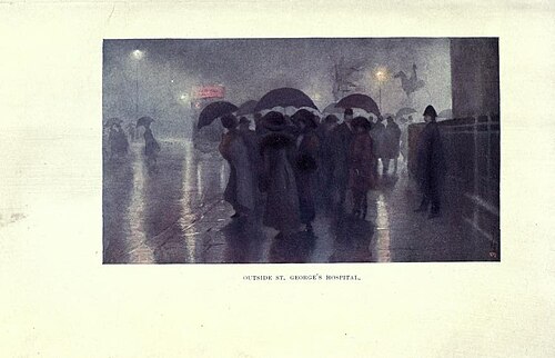 خارج مستشفى سانت جورج (1910)