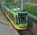 الترام المشترك في بوزنان، بولندا على خط LRT PST.