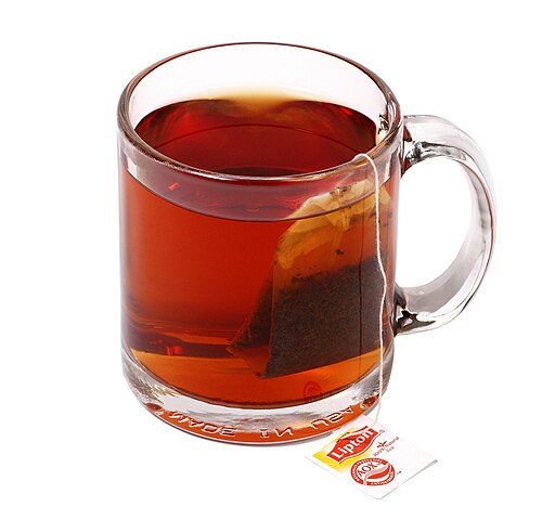كوب شاي زجاجي