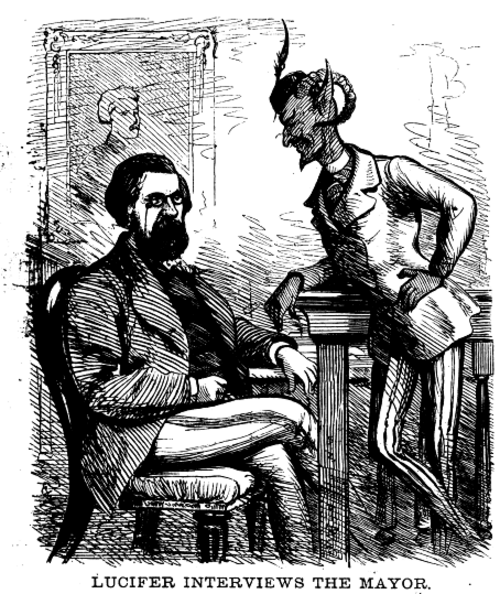 العمدة هول ولوسيفر، بريشة فنان مجهول (1870)