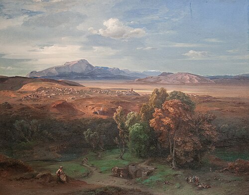 طيبة، 1842، بريشة كارل روتمان