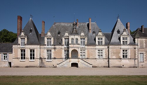 Château de Villesavin، vue d'est