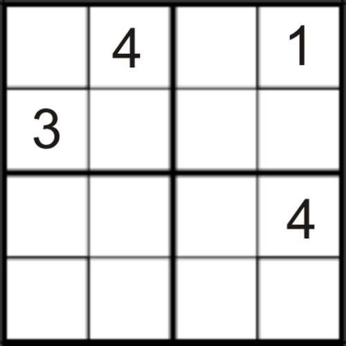 سودوكو (4×4)