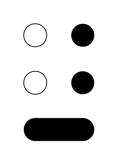 (نقاط نمط برايل - C45)