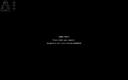 حالة ذعر في النواة مع تمكين drm_panic