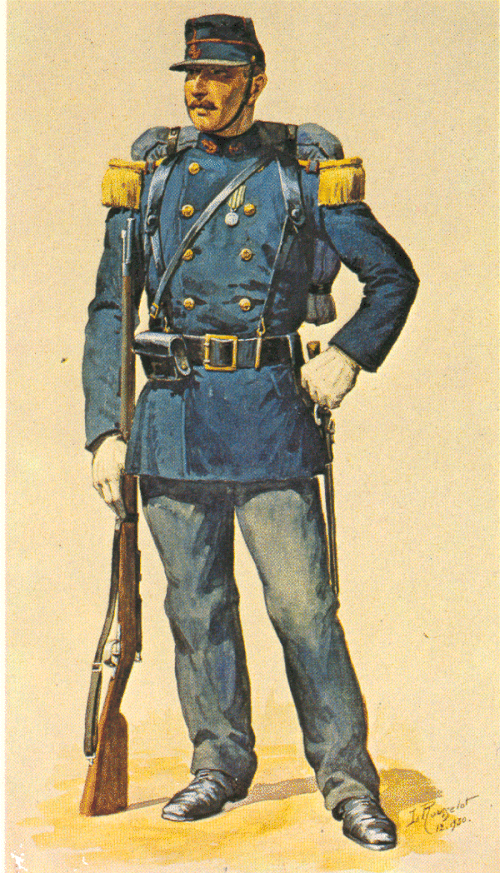 مارسوين بالزي الرسمي الكامل للمدينة، كما كان يرتديه حتى عام 1914.