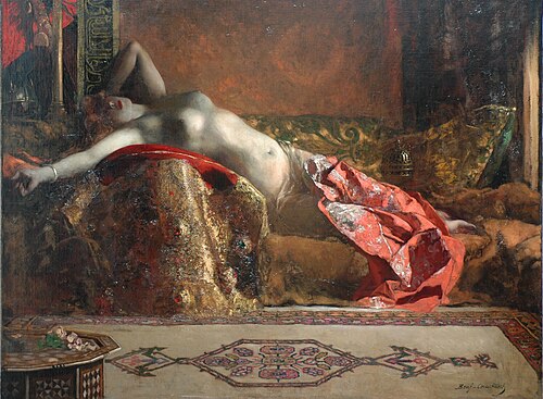 مستلق OdalisqueMusée d'Orsay Salle de Orientalist