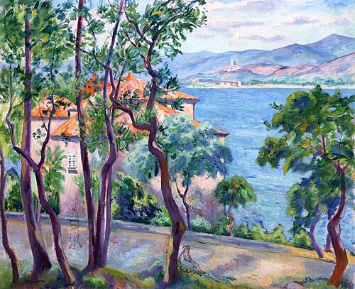 فوق أوستاليت (منظر على غريماند)، 1920، زيت على قماش، 65 × 81 سم، مجموعة خاصة