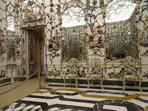 قاعة Gabinete de Porcelana في القصر الملكي في أرانخويث