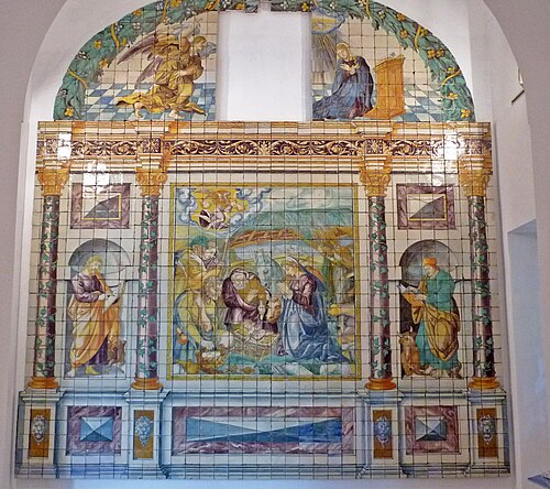 لوحة مذبح سيدة الحياة، التي رسمها مارسال دي ماتوس عام 1580، المتحف الوطني في أزوليجو، لشبونة.