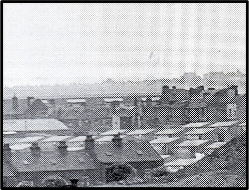 14.6 المباني الجاهزة في برومفيلدز حوالي عام 1951