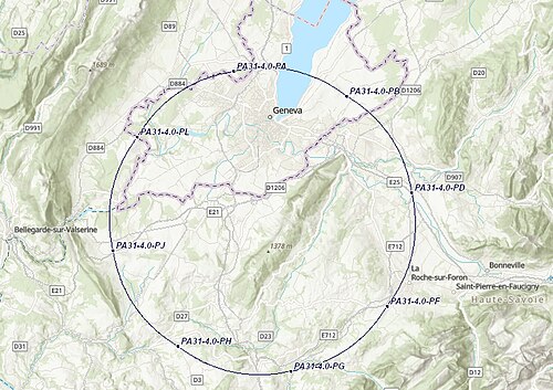 سيناريو التخطيط والوضع PA31-4.0 الخاص بلجنة الاتصالات الفيدرالية.