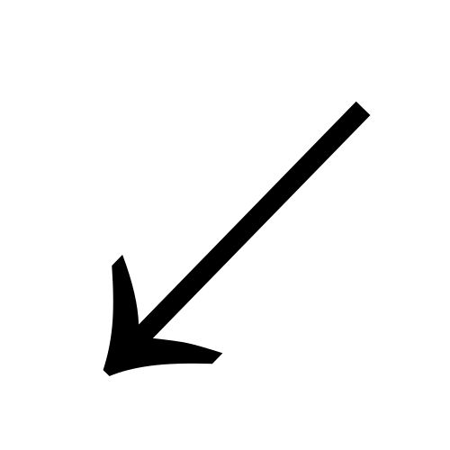 سهم لأسفل اليسار f6