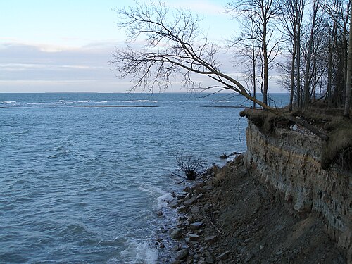 منحدر كاكوماي في نهاية شبه جزيرة كاكوماي