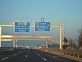 الطريق E 75 في Röszke، الحدود المجرية مع صربيا