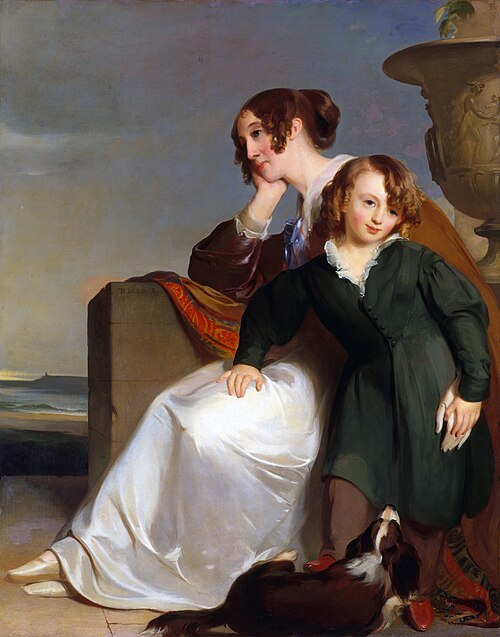 الأم والابن، 1840، زيت على قماش، متحف متروبوليتان للفنون، نيويورك
