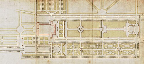 مخطط حدائق إيكولسوند، من تصميم تيسين الأكبر (1660)