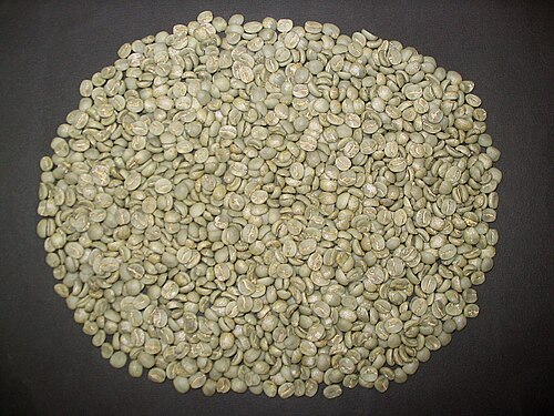 بذور البن غير المحمصة (الخضراء) (Coffea arabica) من البرازيل