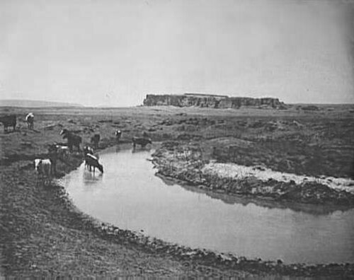منظر لهضبة أكوما، 1899