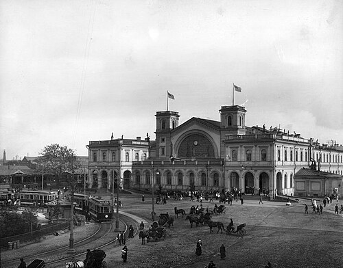 محطة في عام 1909