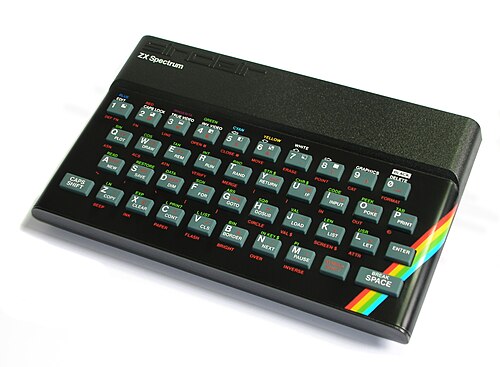 كان جهاز الكمبيوتر ZX Spectrum الخيار الشائع للألعاب في المملكة المتحدة